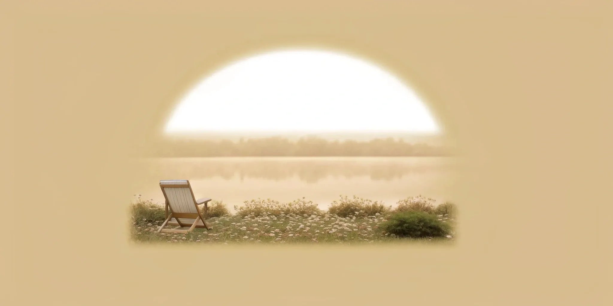 A calm lake at sunrise, a natural setting for finding clarity with mood booster supplements.