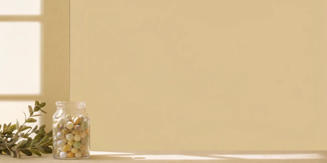 A jar of the best supplements for gut healing and digestive health.