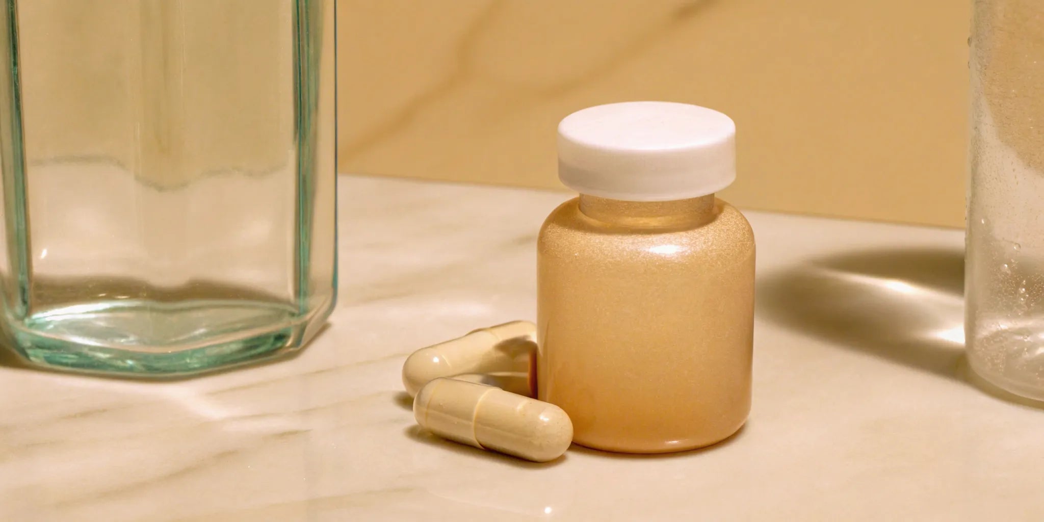 Bottle and capsules of the best postbiotic for digestive regularity.