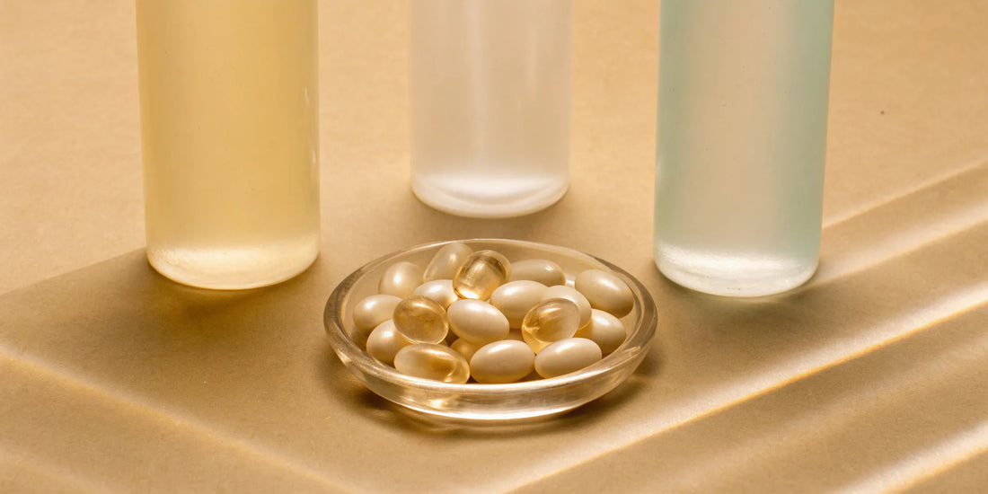 A variety of gut repair supplement capsules for restoring gut barrier function.