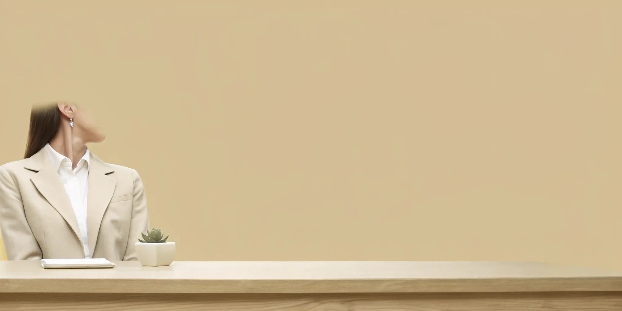 Woman at her desk enjoying the gut and mental health benefits of postbiotics for women.