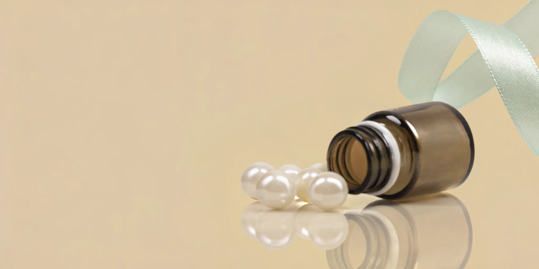A bottle of postbiotic gut-brain supplements to research before you buy.