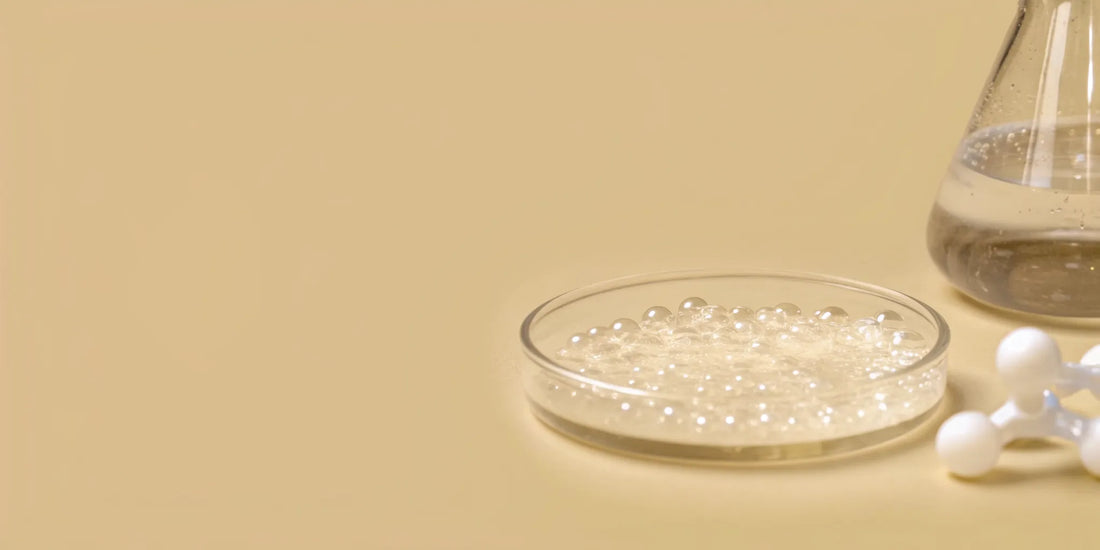 A molecular model and lab equipment for science-backed postbiotics research.
