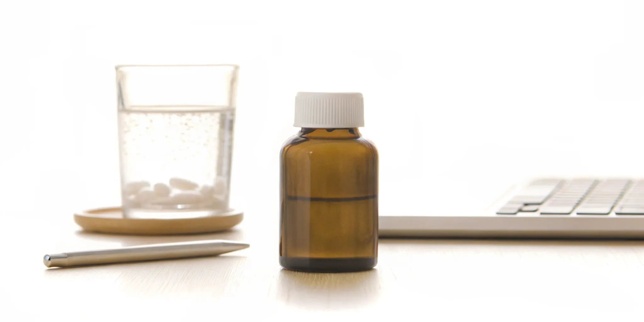 Bottle of the best postbiotic supplement for mood and focus.