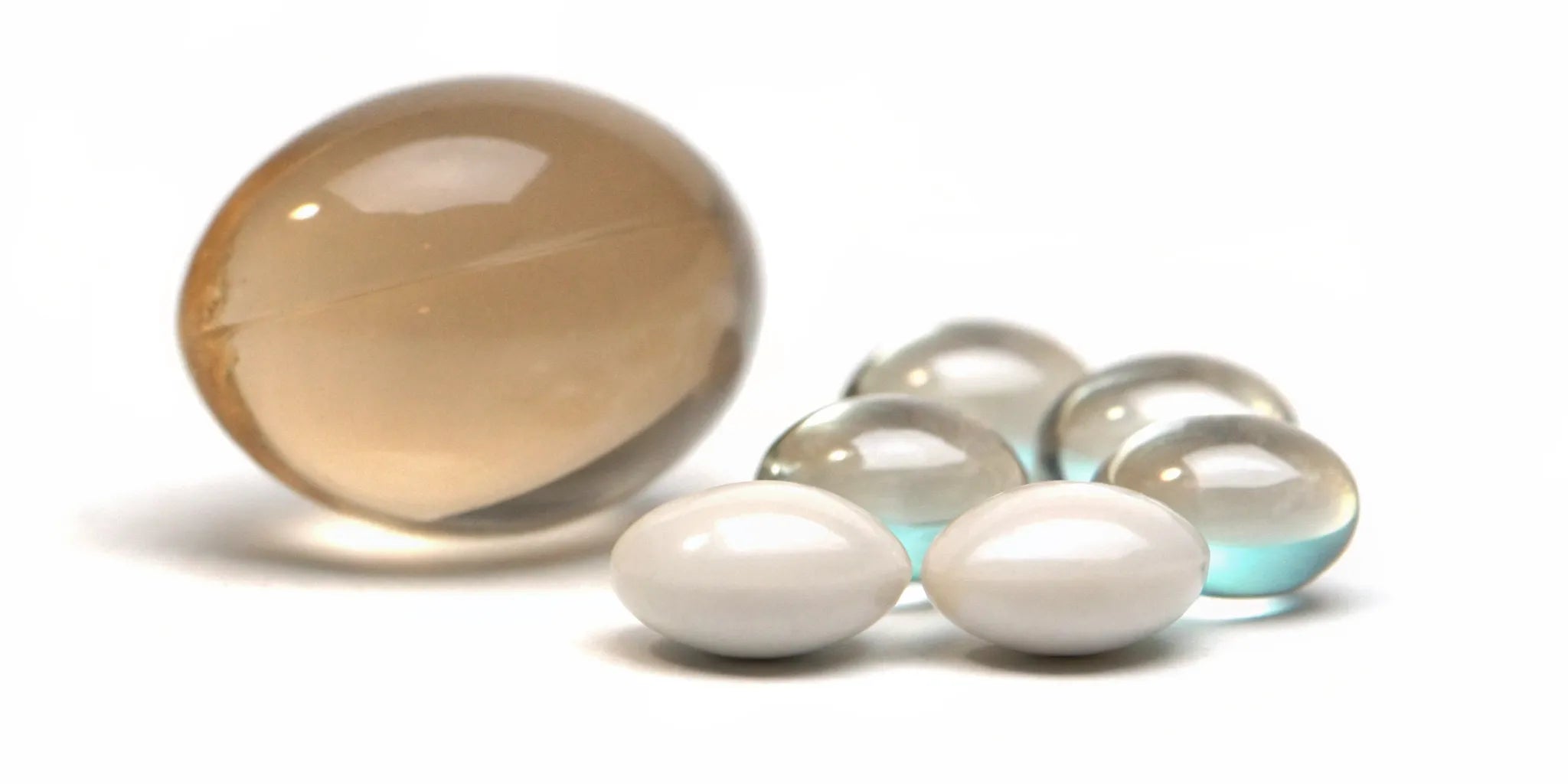 Probiotic supplement capsules, a potential cause of bloating and gas for new users.