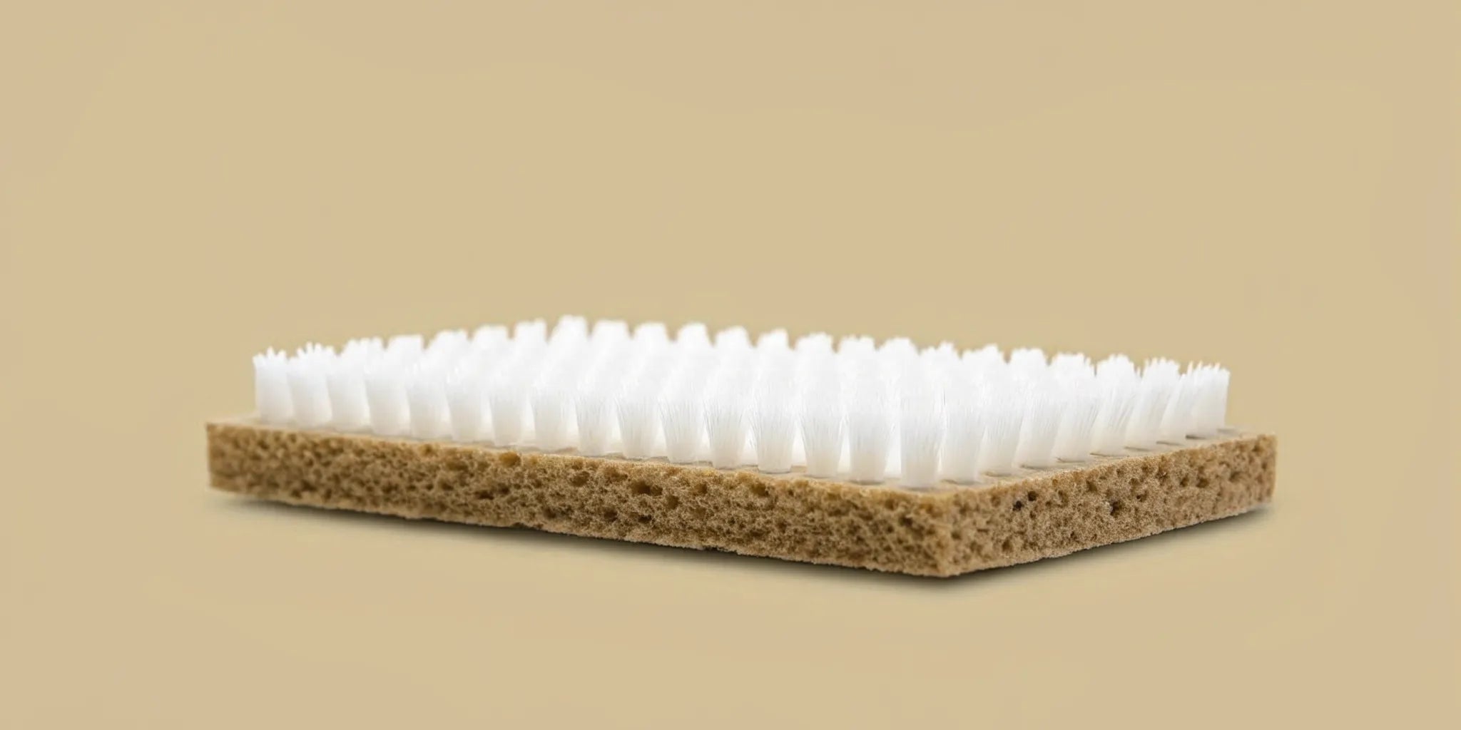 Bristles protecting a sponge, representing how postbiotics support the gut lining.